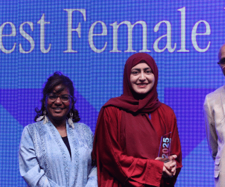 Featured for Ayesha Javaid – Best Female Leader 2025